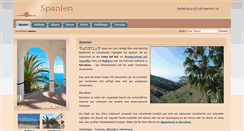 Desktop Screenshot of ferienhaus-privat-spanien.de